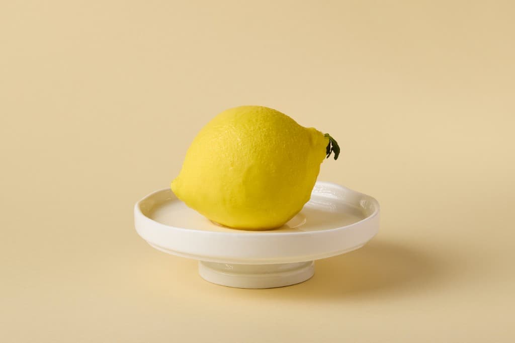 Арт-десерт — лимон