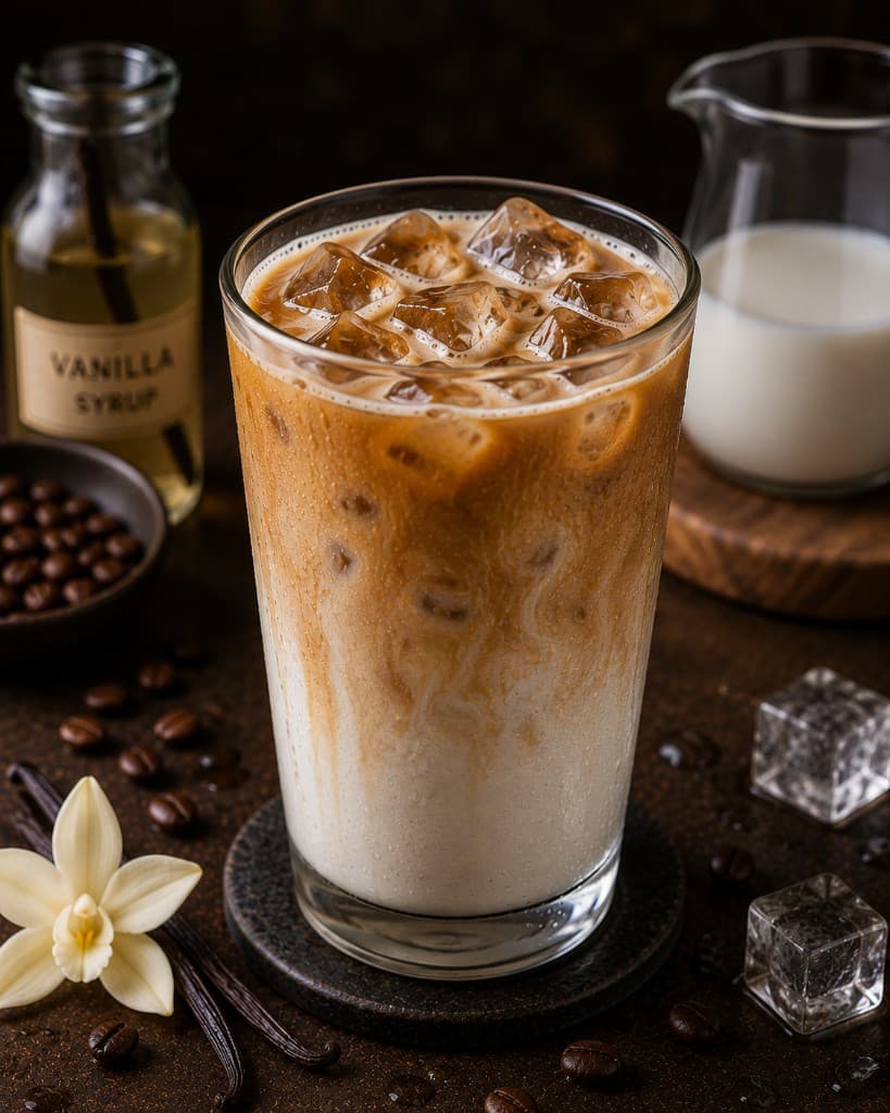 Iced Vanilla Latte